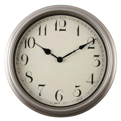 Nástěnné hodiny Raffles 34,5cm stříbrný
