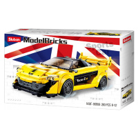 Sluban Model Bricks M38-B0956 Žlutý anglický sporťák