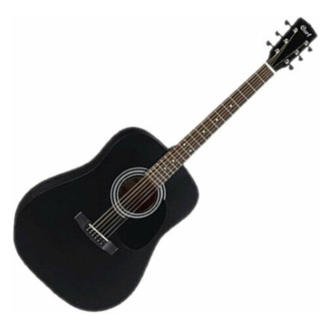 Cort AD810E Black Satin Elektroakustická kytara Dreadnought