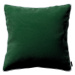 Dekoria Laura - potah na polštář s lemovkou, lahvová zeleň, 60 x 60 cm, Velvet, 704-13