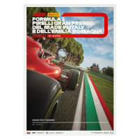 Umělecký tisk FORMULA 1 - Pirelli Grand Premio Dell'emilia Romagna 2021, 50x70 cm