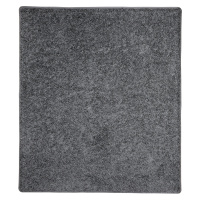 Vopi koberce Kusový koberec Color Shaggy šedý čtverec - 150x150 cm