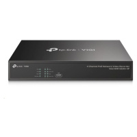 TP-Link VIGI NVR1004H-4P, videorekordér, 4 channels, 4xPoE, 1xSATA, 1x100Mb/s LAN, 2xUSB2.0, 1xH