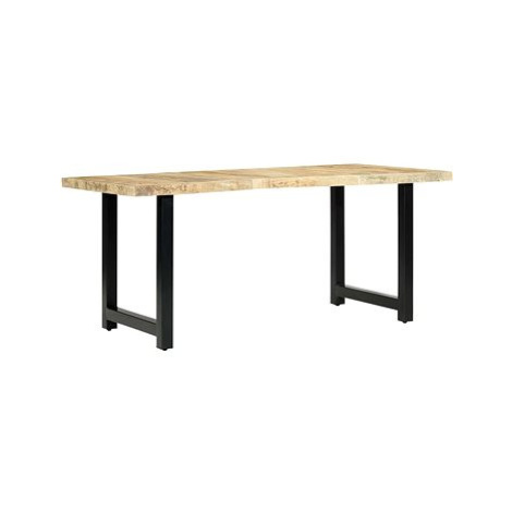 Jídelní stůl 180 × 90 × 76 cm masivní mangovníkové dřevo, 283784 SHUMEE