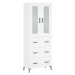 vidaXL Skříň highboard bílá 69,5 x 34 x 180 cm kompozitní dřevo