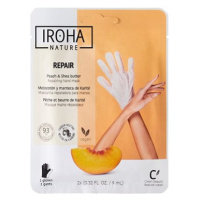 IROHA NATURE Maska na ruce Peach & Shea Butter 2 × 9 ml