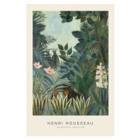 Obrazová reprodukce The Equatorial Jungle (Special Edition) - Henri Rousseau, 26.7 × 40 cm