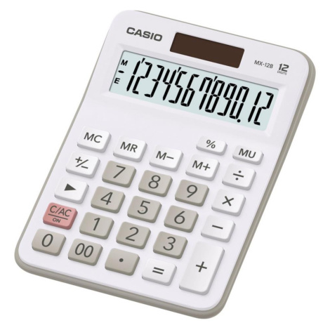 Casio Casio - Stolní kalkulačka 1xLR1130 stříbrná