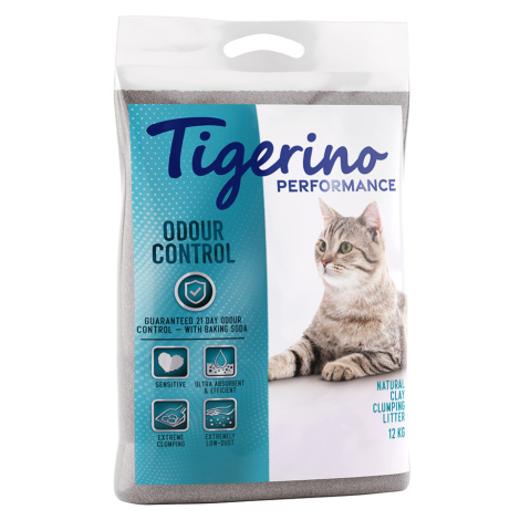 Tigerino Performance Odour Control stelivo pro kočky s jedlou sodou – bez vůně - 12 kg