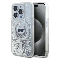 Pouzdro Karl Lagerfeld Glitter Magsafe Pro Iphone 15 Pro Max Bezbarvé