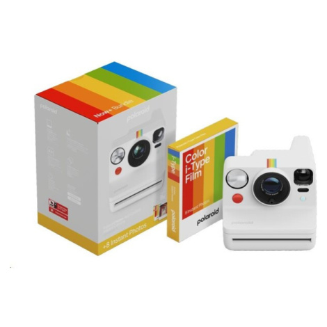 Polaroid Now+ Gen 3 White Bundle with Color Film (8 photos)