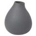 Tmavě šedá porcelánová váza (výška 17 cm) Nona – Blomus