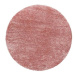 Kusový koberec Brilliant Shaggy 4200 Rose kruh