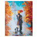 Malování podle čísel - PUSA V DEŠTI V PAŘÍŽI Rozměr: 40x50 cm, Rámování: vypnuté plátno na rám