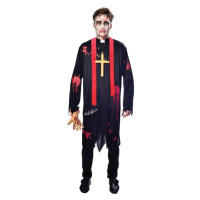Amscan Pánský kostým - Zombie farář Velikost - dospělý: PLUS