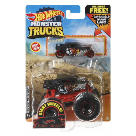 Hot Wheels Moster trucks 1:64 s angličákem Mattel