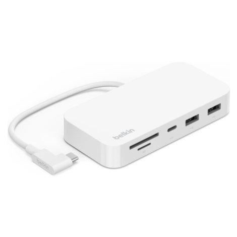 Belkin Connect USB-C 6v1 Multiport Hub s držákem bílý