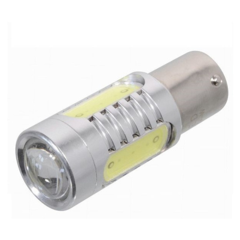 Led autožárovka 4 SMD LED 12V Ba15S s rezistorem CAN-BUS ready bílá Compass