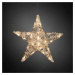 Konstsmide Christmas Pěticípá akrylová hvězda Ingar s LED