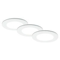 Brilo Brilo - SADA 3x LED Koupelnové podhledové svítidlo LED/4W/230V IP44 bílá