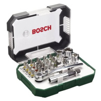 BOSCH 26dílná sada šroubovacích bitů a ráčen 2.607.017.322