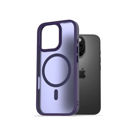 AlzaGuard Matte Case Compatible with Magsafe pro iPhone 16 Pro tmavě fialový