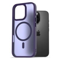 AlzaGuard Matte Case Compatible with Magsafe pro iPhone 16 Pro tmavě fialový