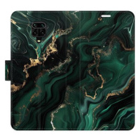 iSaprio Flip pouzdro Emerald 02 pro Xiaomi Redmi Note 9 Pro / Note 9S