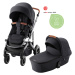 BRITAX RÖMER Set kočárek Smile 5Z + hluboká korba Fossil Grey Diamond collection