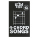 Music Sales The Little Black Songbook: 4-Chord Songs Noty