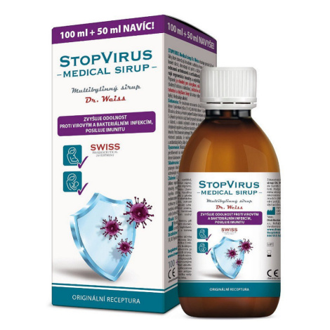 Stopvirus Medical Sirup Dr. Weiss 100+50ml Navíc