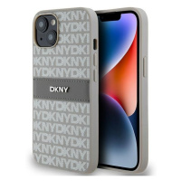 Dkny DKHCP14SPRTHSLE iPhone 14 15 13 6,1 béžové/béžové pevné pouzdro z kůže