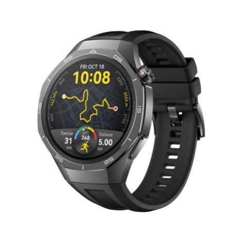 Huawei Watch GT 5 Pro/46mm/Black/Sport Band/Black, 55020DKD