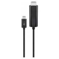 Kabel Usb-c Hdmi 4k 60Hz černý 1.8m