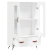 vidaXL Skříň highboard bílá 69,5 x 31 x 115 cm kompozitní dřevo