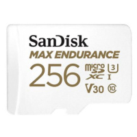 SanDisk MicroSDXC 256GB Max Endurance + SD adaptér