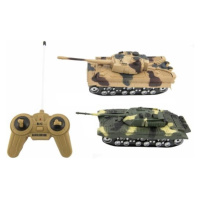 Tank RC 2ks 25cm plast na baterie se zvukem se světlem