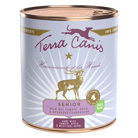 Terra Canis Senior zvěřina s rajčaty 6 × 800 g