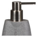 Koupelnový keramický set STEIN šedá Mybesthome název: dávkovač na mýdlo