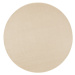 Hanse Home Collection koberce Kusový koberec Nasty 101152 Creme kruh - 133x133 (průměr) kruh cm