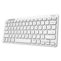 Trust LYRA Compact Wireless Keyboard - US, bílá