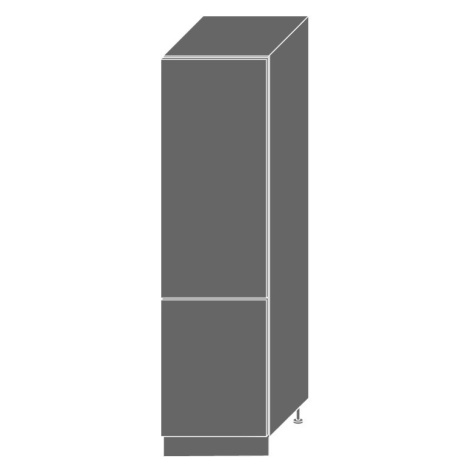 FOLLY, skříňka pro vestavnou lednici D14DL, beige mat/grey Extom