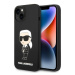 Karl Lagerfeld KLHMP14SSNIKBCK hard silikonové pouzdro iPhone 14 6.1" black Silicone Ikonik Mags
