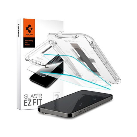 Spigen tR EZ Fit 2 Pack Transparency Sensor Open iPhone 14 Pro