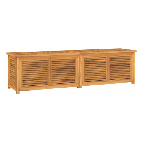 vidaXL Zahradní úložný box s vložkou 200 x 50 x 55 cm masivní teak