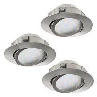 Eglo - SADA 3x LED podhledové svítidlo 3xLED/6W/230V