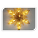 Vánoční LED zápich Vločka čirá, 25 LED, 24 x 6,6 cm