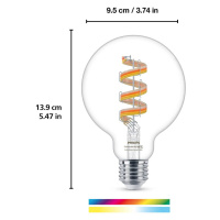 WiZ WiZ G95 LED filament globe WiFi E27 6,3W RGBW