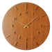 JVD HC701.1 - obrovské dřevěné hodiny v klasicko moderním designu