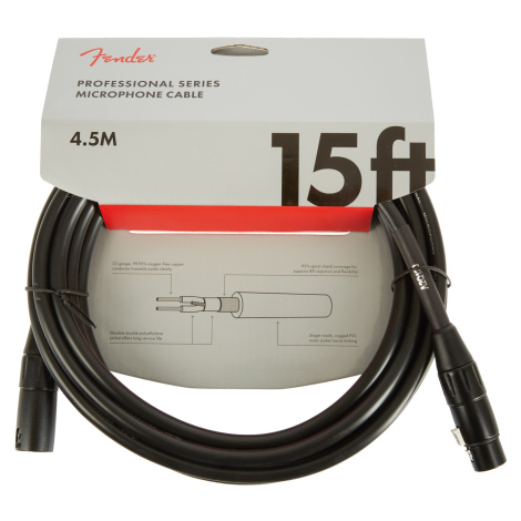 Fender Professional Series 15' Microphone Cable